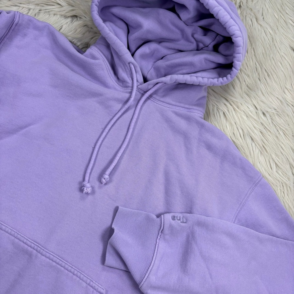 Artizia TNA Women's S Purple Boyfriend Fit Pullover Hoodie Lounge Dopamine - Picture 3 of 8